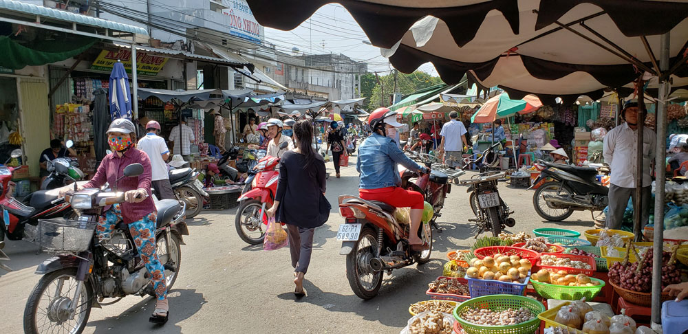 Local Mekong market